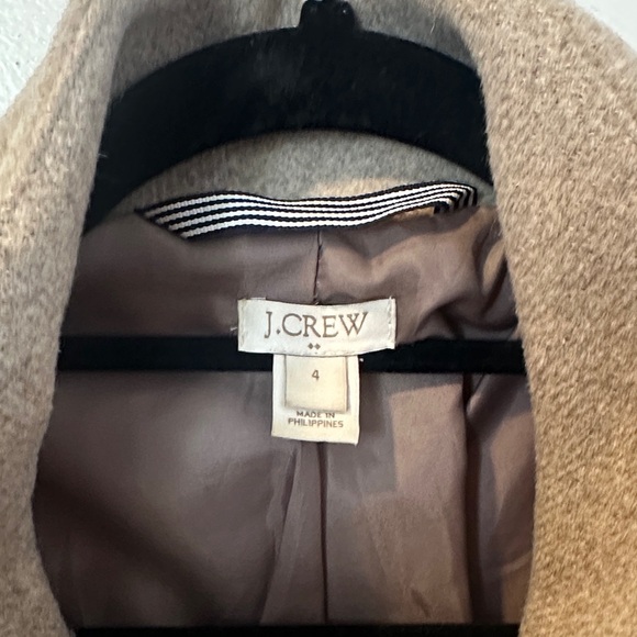 J. Crew Classic Tan Pea Coat - Picture 3 of 3